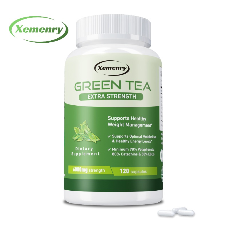 Green Tea Extract Fat - 녹차 캡슐 - 복부 지방 연소제,