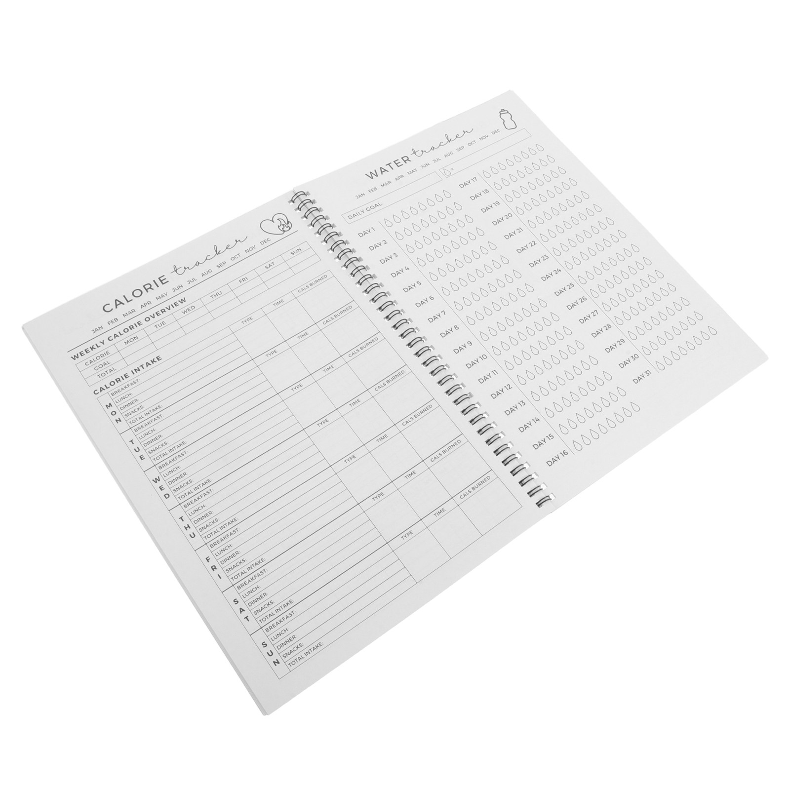 Nutrition For Fitness Books - 피트니스 로그북 11.7 X 8.5 피트니스