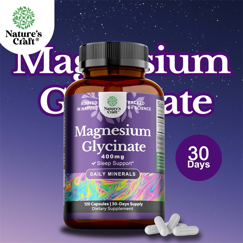 Magnesium Glycinate Capsule - 마그네슘 글리시네이트 캡슐 - 수면의 질을