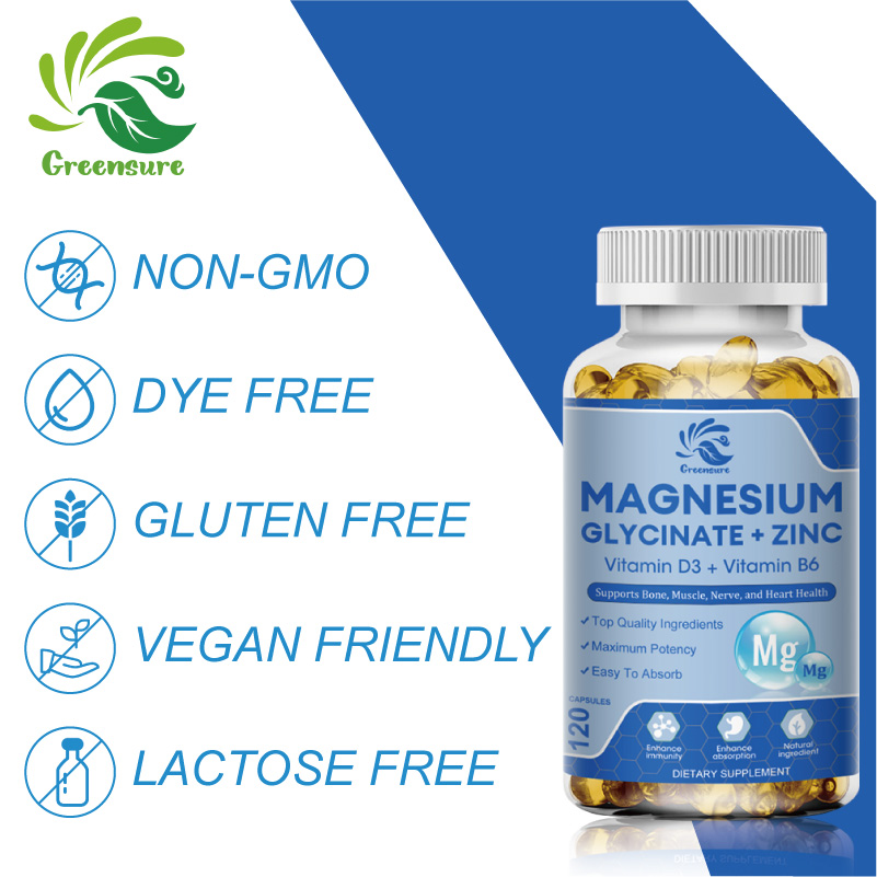 근육 관절 및 건강 최대 흡수를 지원하는 마그네슘 글리 - Magnesium Glycinate Capsule 리뷰 및 가격