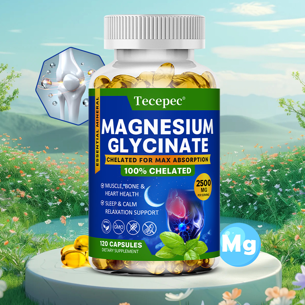 마그네슘 글리시네이트 캡슐 2500mg - 근육, 신경 - Magnesium Glycinate Capsule 리뷰 및 가격